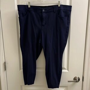 Torrid Blue Skinny Pants with Tapered Fit